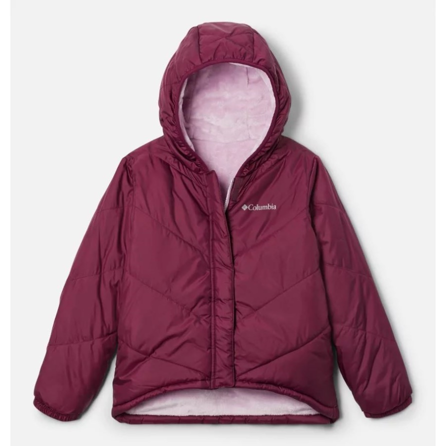 Marionberry/aura Große Tannen-wendejacke Mit Kapuze Für Mädchen Columbia