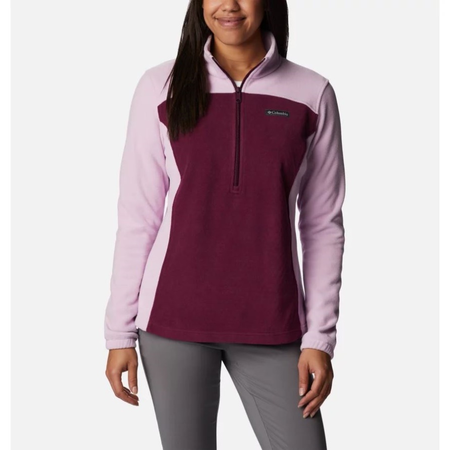 Marionberry/Aura Overknee-Trail-Pullover Mit Halbem Reißverschluss Für Damen Columbia