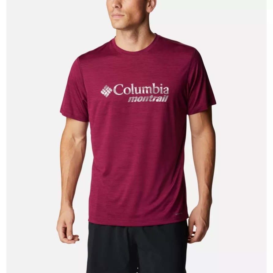 Trinity Trail Montrail Graphisches T-shirt Für Männer Von Marionberry Columbia