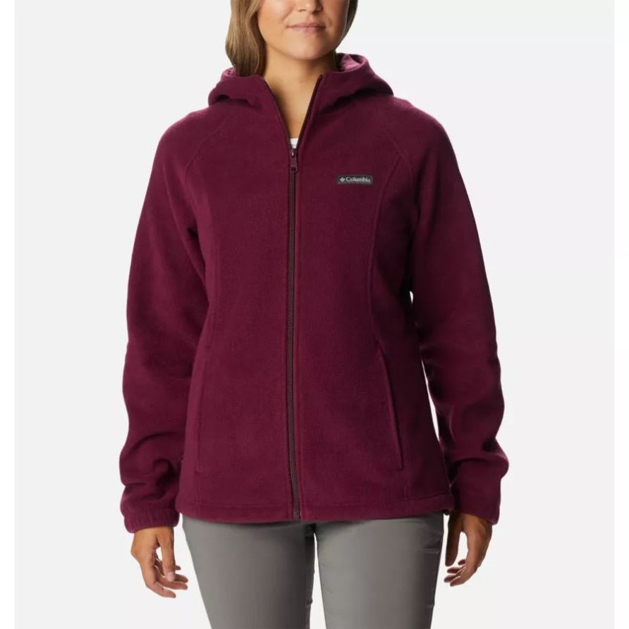 Marionberry Columbia Benton Springs Hoodie Mit Durchgehendem Reißverschluss Für Damen