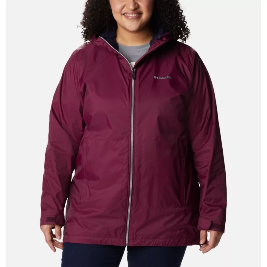 Marionberry Columbia Damen-Jacke Mit Switchback-Futter Und Übergröße