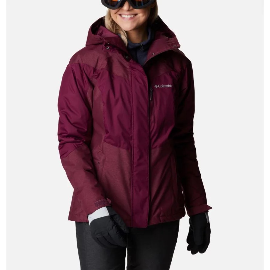 Marionberry/Marionberry Heather Columbia Damen Rosie Run Isolationsjacke