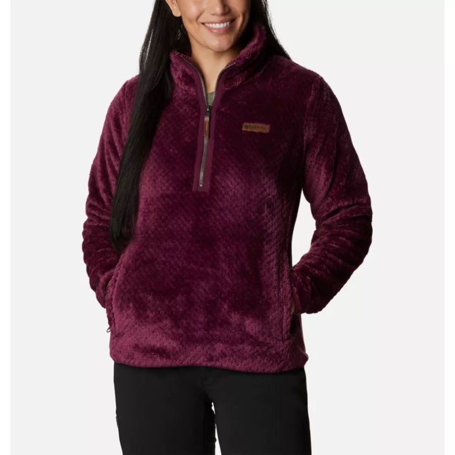 Marionberry Sherpa-Fleece Mit Seitlichem Viertelreißverschluss Für Damen, Columbia