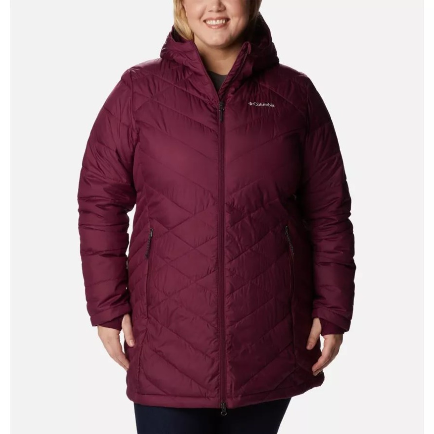 Marionberry Himmlische Lange Kapuzenjacke Für Damen Plus Größe Columbia