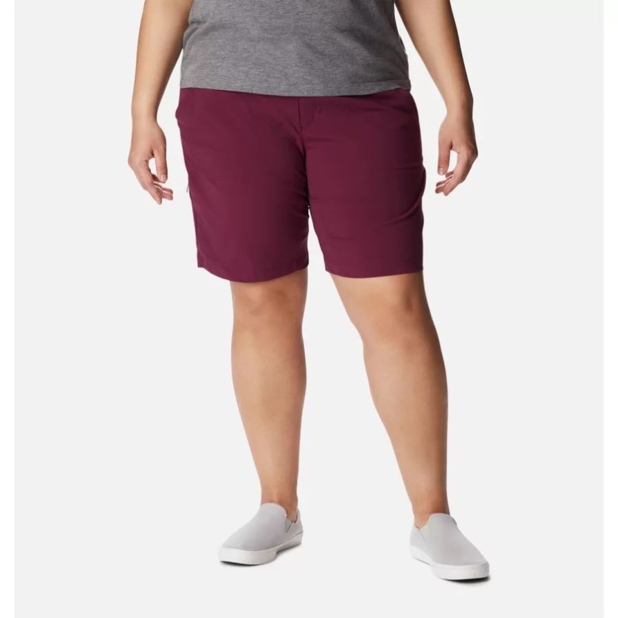 Marionberry Damen Saturday Trail Lange Shorts Plus Größe Columbia