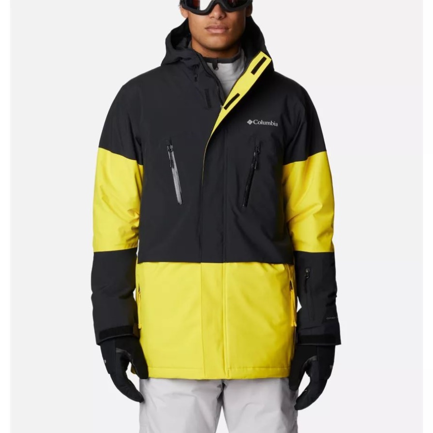 Omni-heat Infinity Isolierte Jacke Für Herren Columbia Laser Zitrone/schwarz