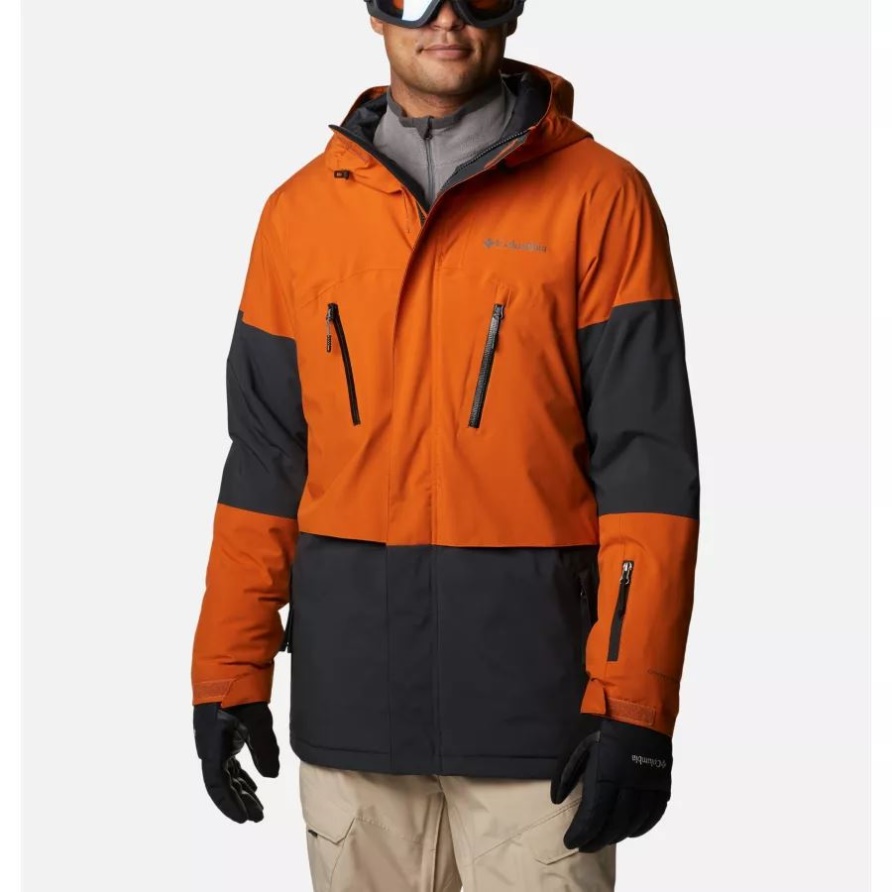 Aerial Ascender Wasserdichte Skijacke Für Herren Columbia Schwarz/warm Kupfer