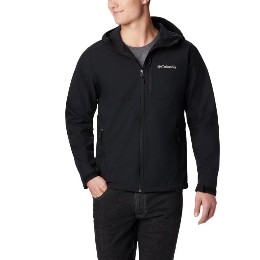 Herren-Softshell-Jacke Mit Kapuze Columbia Black