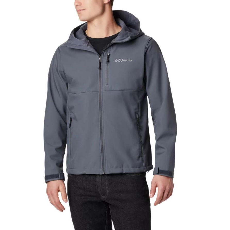Softshelljacke Mit Aufsteigender Kapuze Für Herren Graphit Columbia