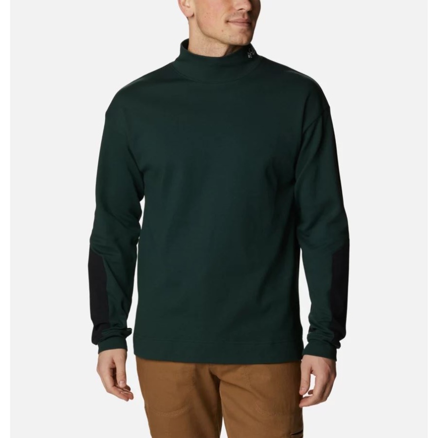 Ballistic Ridge Hochhals Langarm T-shirt Für Herren Columbia Fichte/schwarz