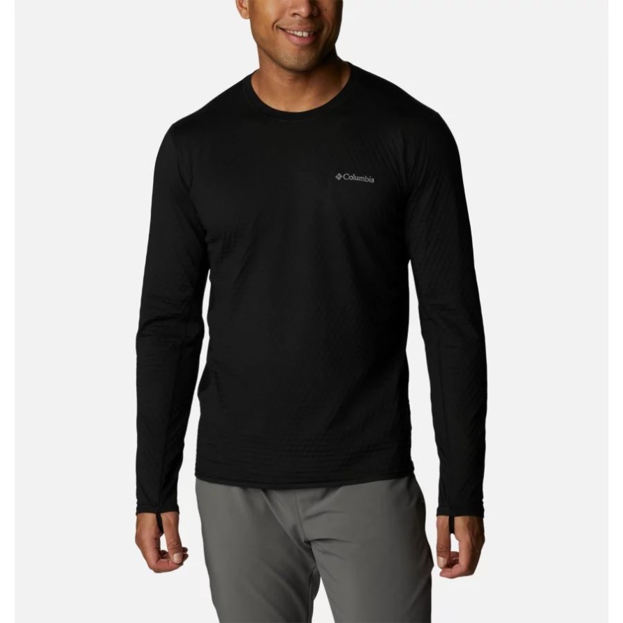 Herren Bliss Ascent Langarmshirt Black Columbia