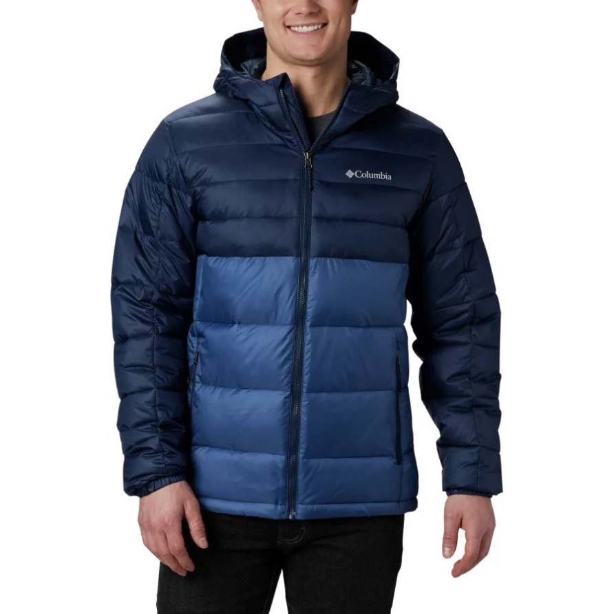 Buck Butte Synthetik-Daunenjacke Mit Kapuze Für Herren Night Tide/College Navy Columbia