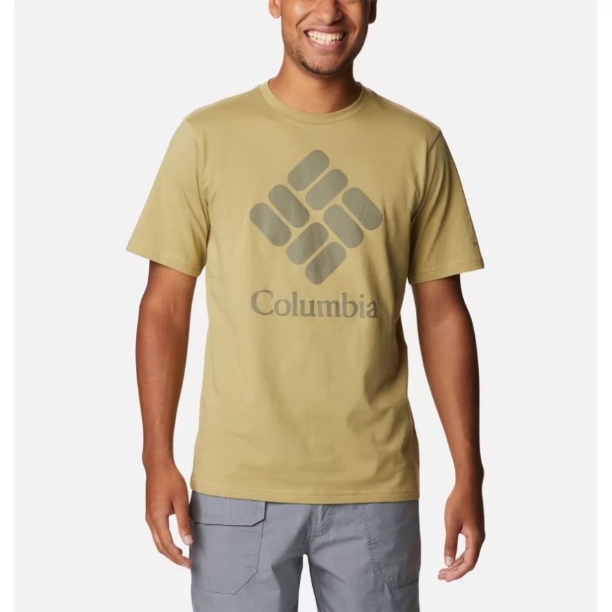 Herren-T-Shirt Mit CSC-Logo Columbia Savoury/CSC-Stapellogo