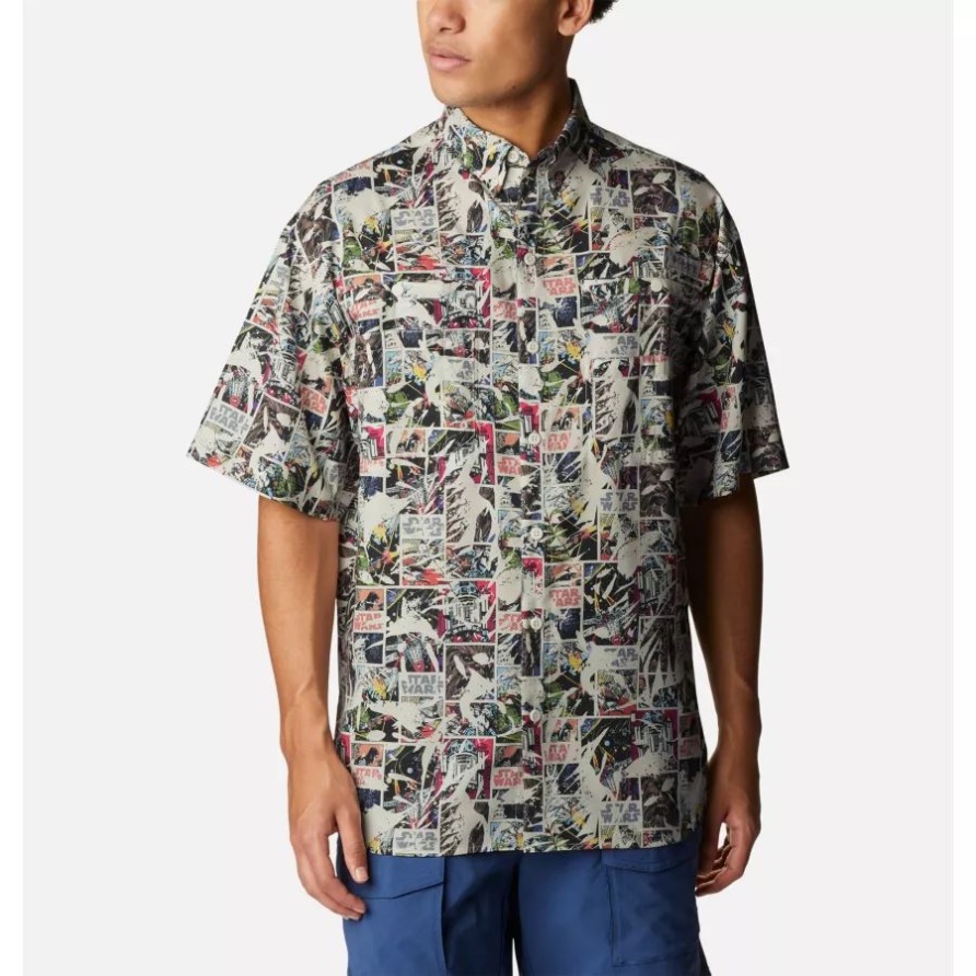 Cantina Ii Super Tamiami Kurzarmshirt Für Herren Sea Salt Columbia