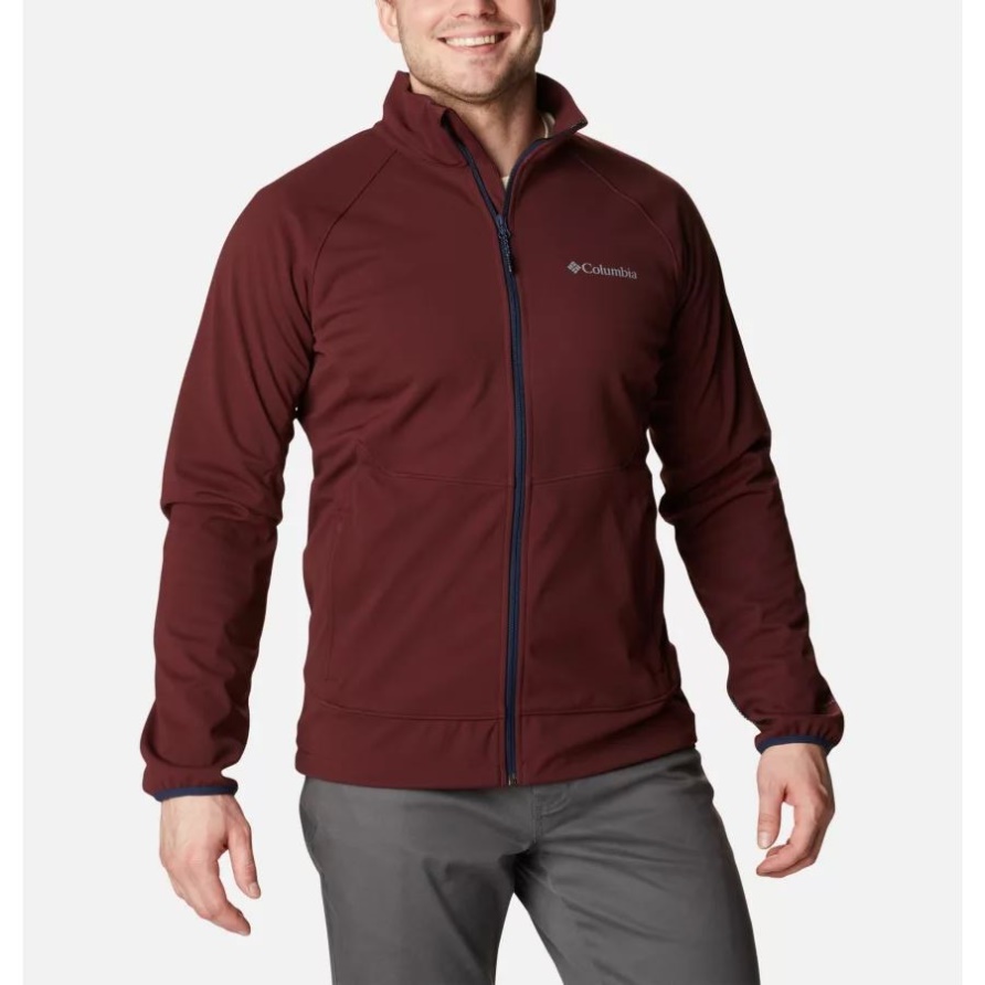 Canyon Meadows Softshell-Wanderjacke Mit Kapuze Für Herren Columbia Elderberry