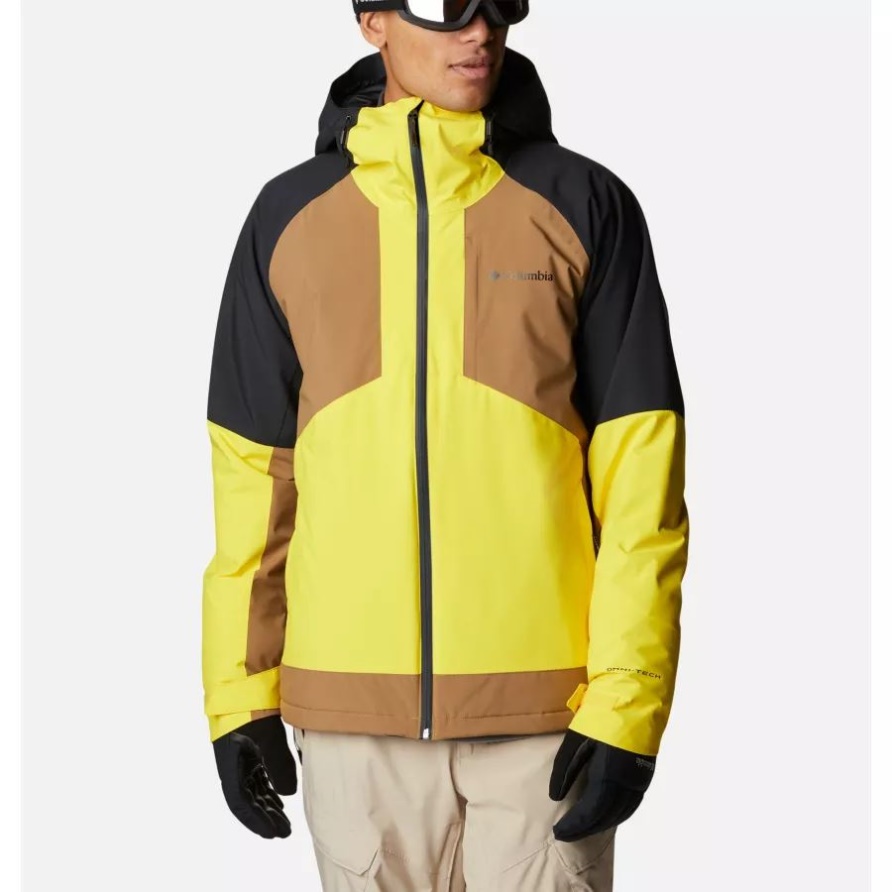 Centerport II Wasserdichte Skijacke Für Herren Laser Lemon/Delta/Black Columbia