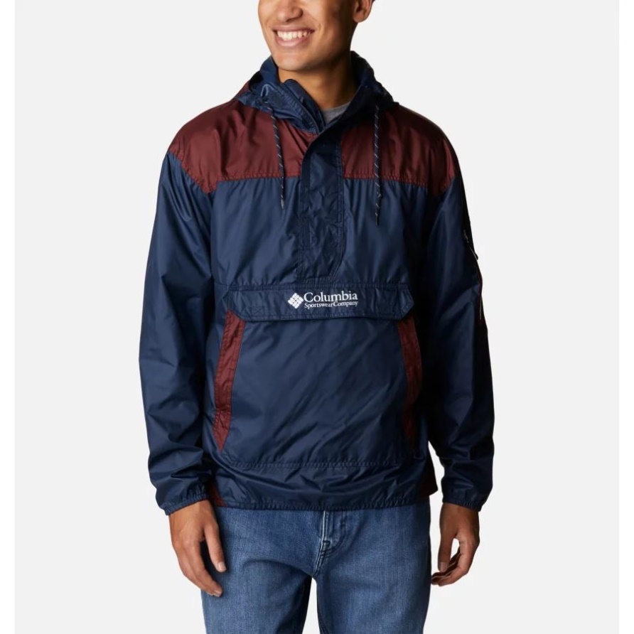 Herausforderer Windjacke Für Herren Collegiate Navy/elderberry Columbia