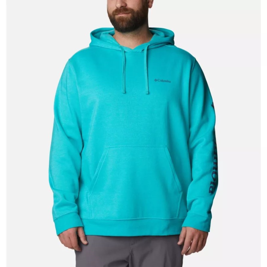 Columbia-Trek-Hoodie Für Herren Großes Columbia-Hellaqua-Heide/CSC-Ärmellogo