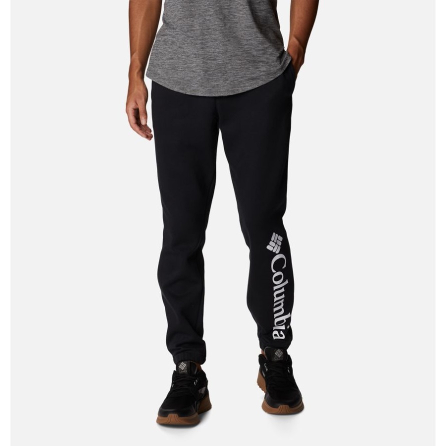 Columbia Trek Jogginghose Für Herren Columbia Schwarz/weiß Vertikales Logo