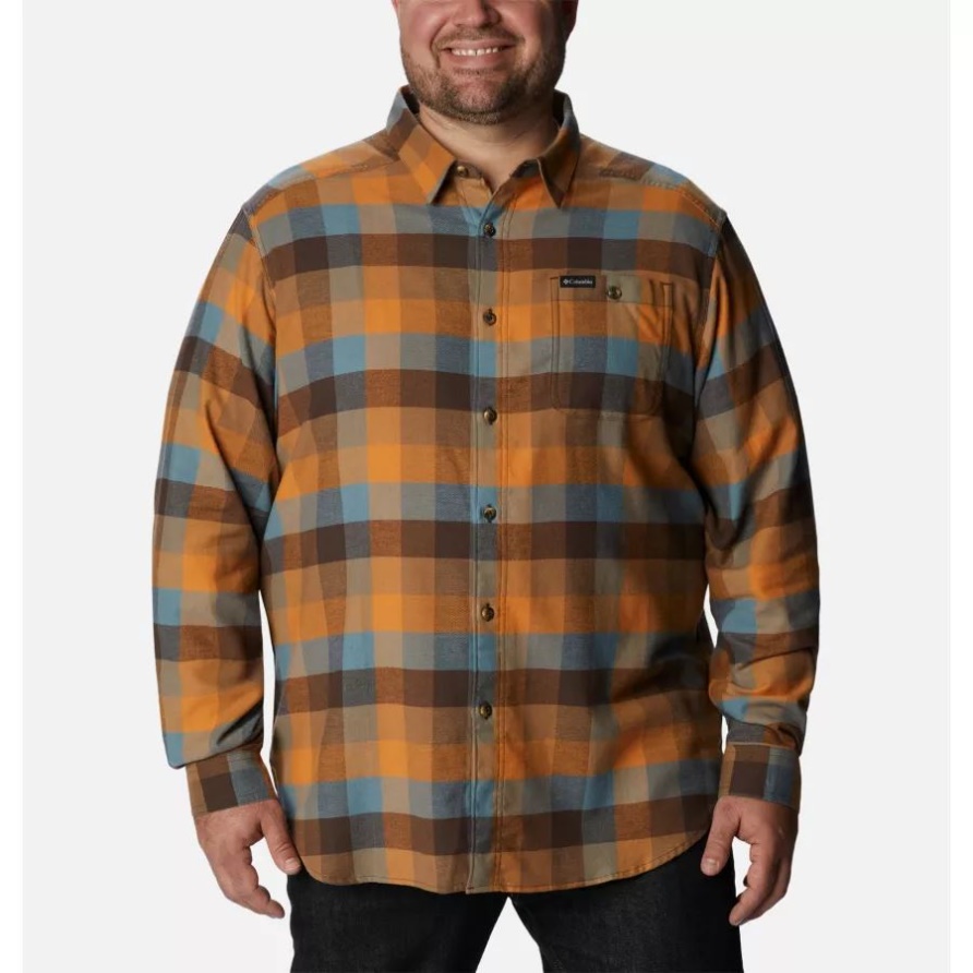 Cornell Woods Flanell-Langarmhemd Für Herren Big Delta Buffalo Check Columbia