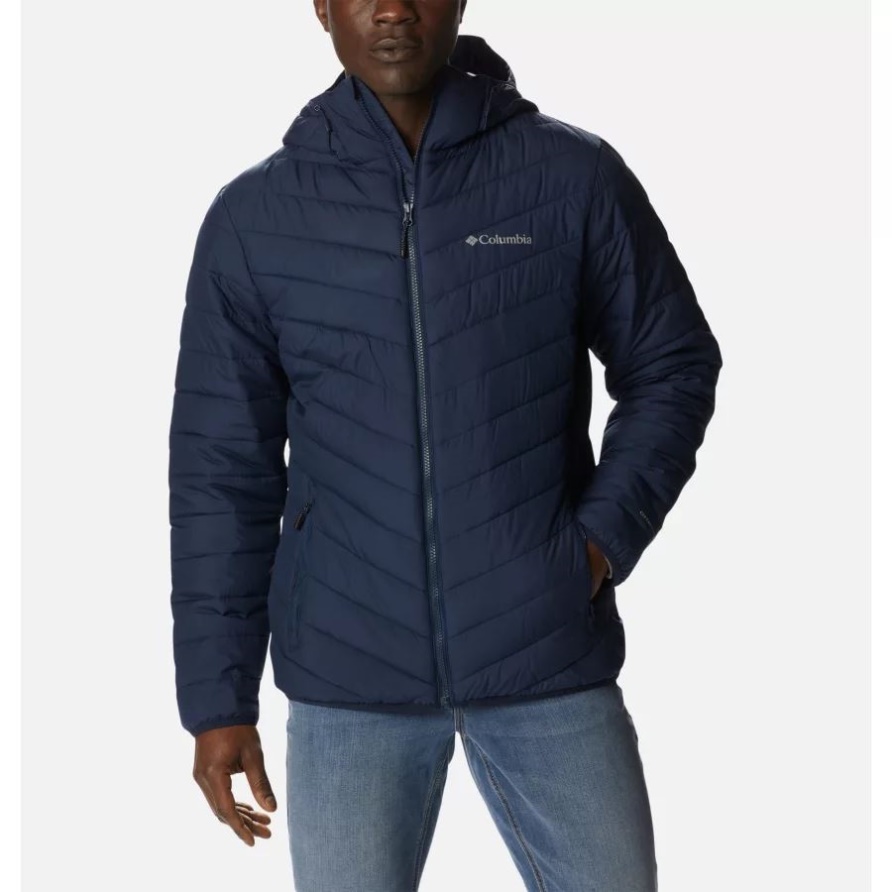 Eddie Gorge Isolierte Kapuzenjacke Für Herren Collegiate Navy Columbia