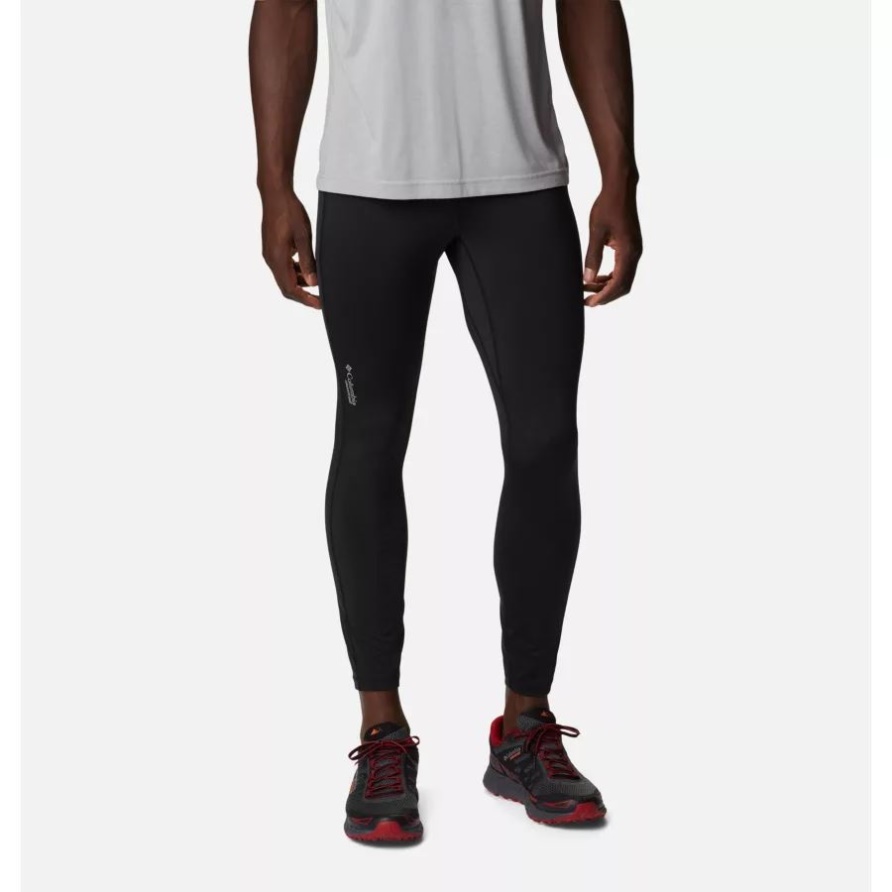Endlos-Trailrunning-Tights Für Herren Columbia Black