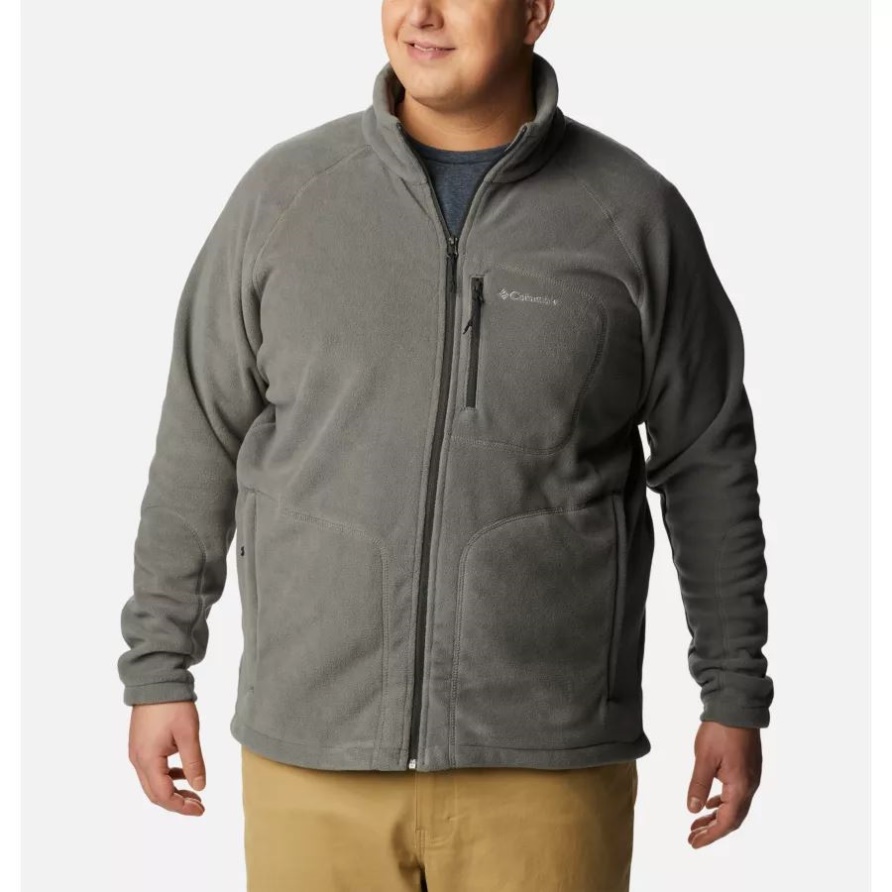 Fast Trek II Fleece Mit Durchgehendem Reißverschluss Für Herren, Groß Columbia City Grey