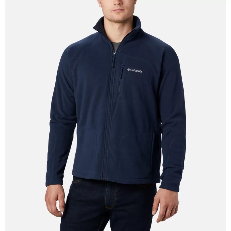 Herren Fast Trek II Fleece Mit Durchgehendem Reißverschluss, Erweiterte Größe, Collegiate Navy Columbia