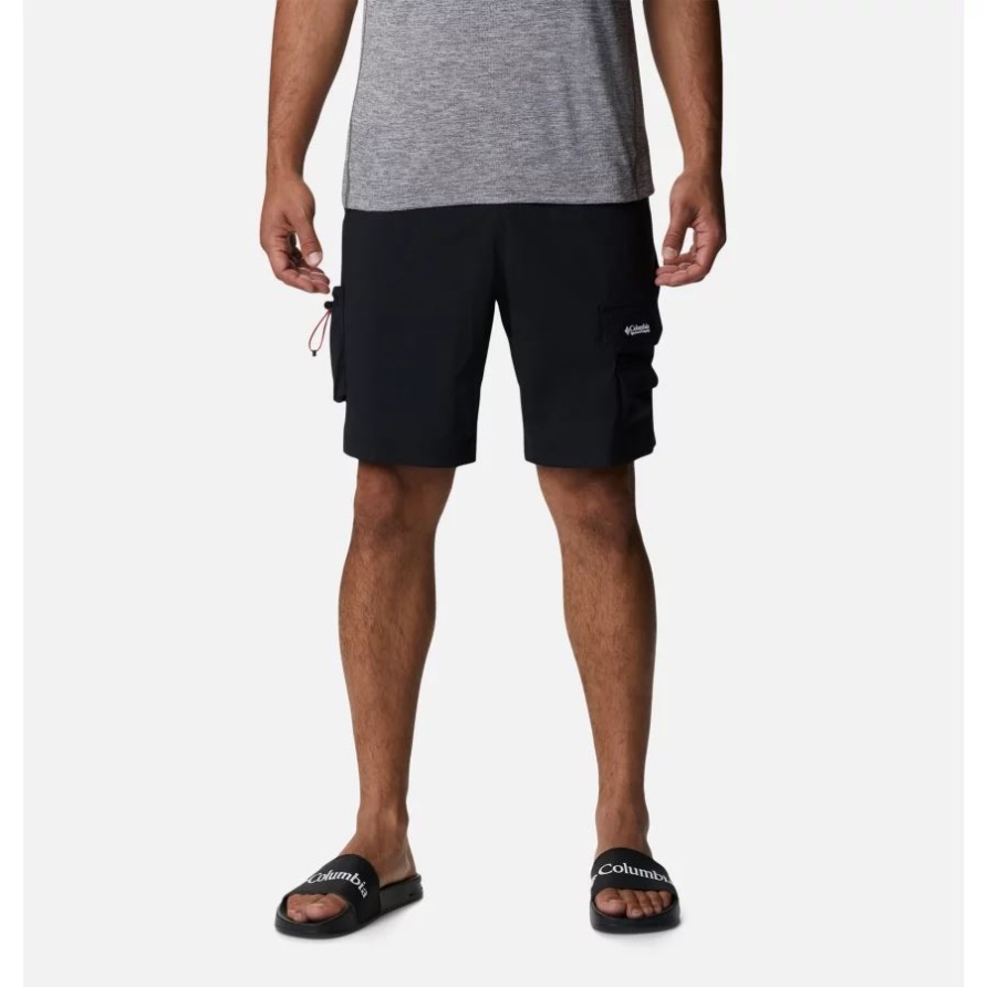 Herren Field Creek Cargo-Shorts Black Columbia
