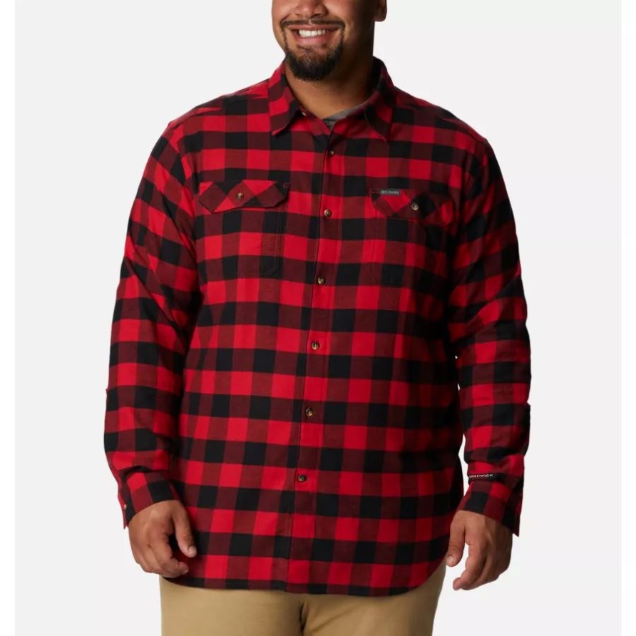 Herren Flare Gun Stretch Flanell Big Columbia Mountain Red Twill Buffalo Check