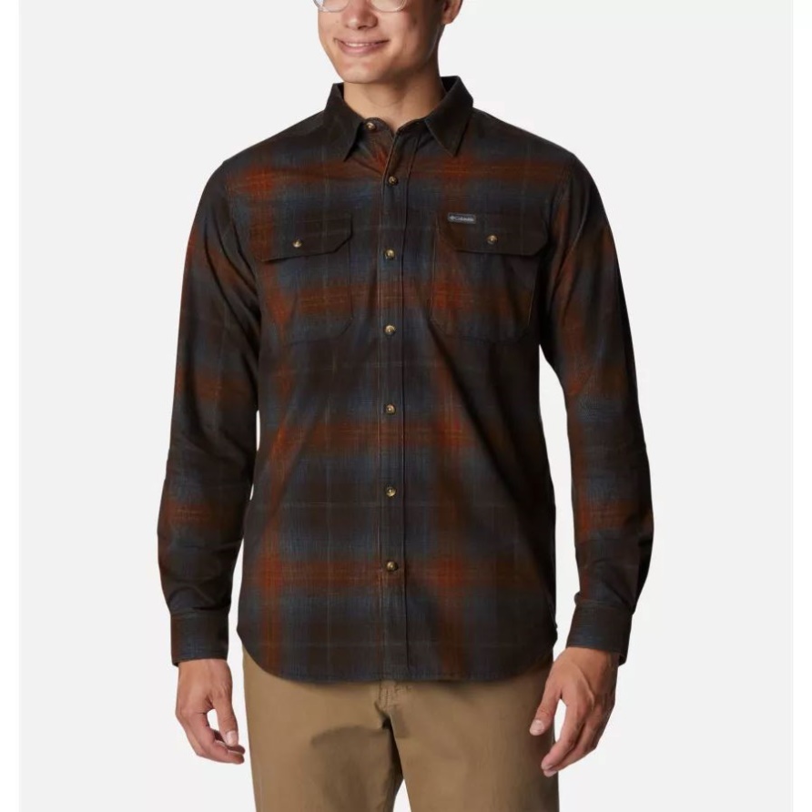 Herren Flare Gunutility Hemd Columbia Cordovan Multi Ombre