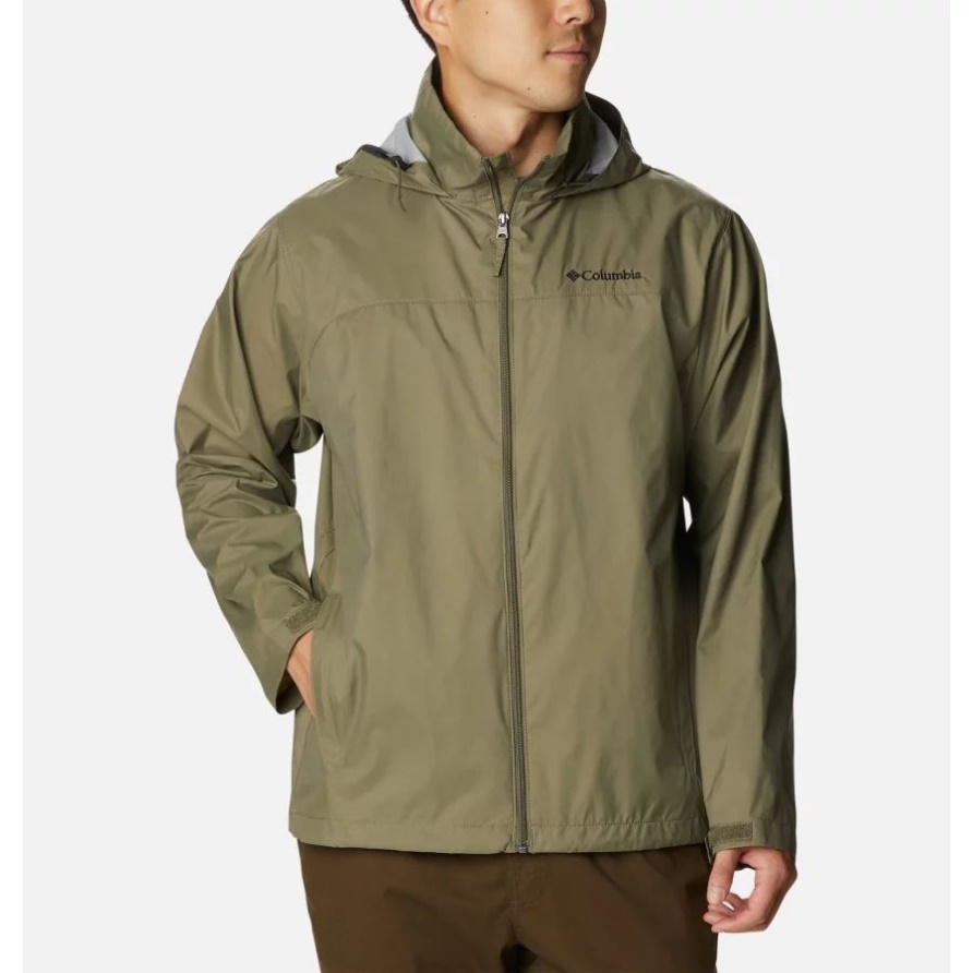 Glennaker Lake Regenjacke Für Herren Groß Columbia Stone Green