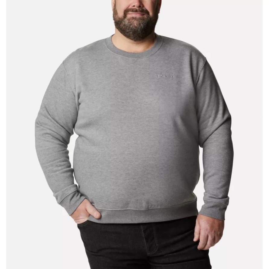 Sweatshirt Mit Rundhalsausschnitt Von Hart Mountain II Für Herren Big Columbia Charcoal Heather