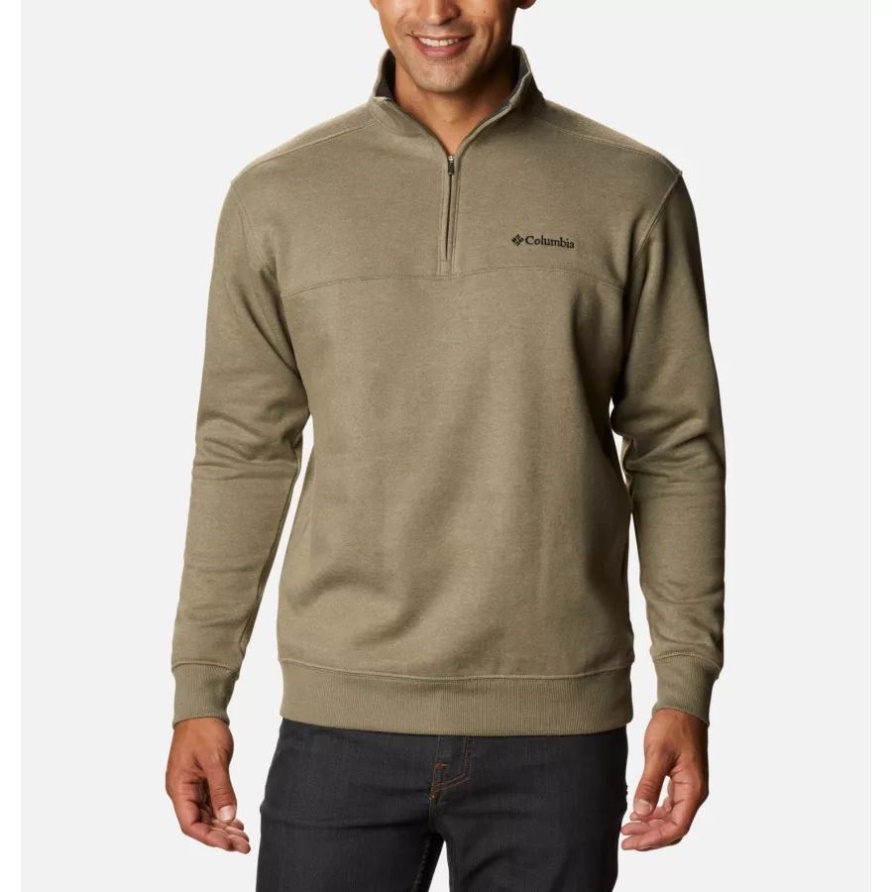 Herren-sweatshirt Hart Mountain Ii Mit Halbem Reißverschluss Columbia Aquatone Heather