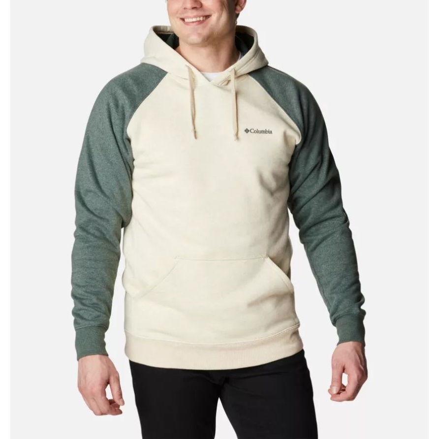 Herren-Hoodie Hart Mountain II Oatmeal Heather/Fichte Heather Columbia