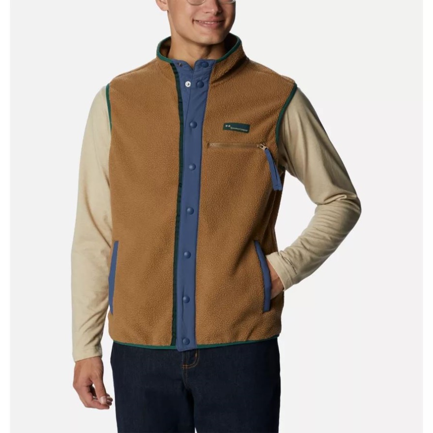 Herren Helvetia Fleeceweste Columbia Delta/dark Mountain