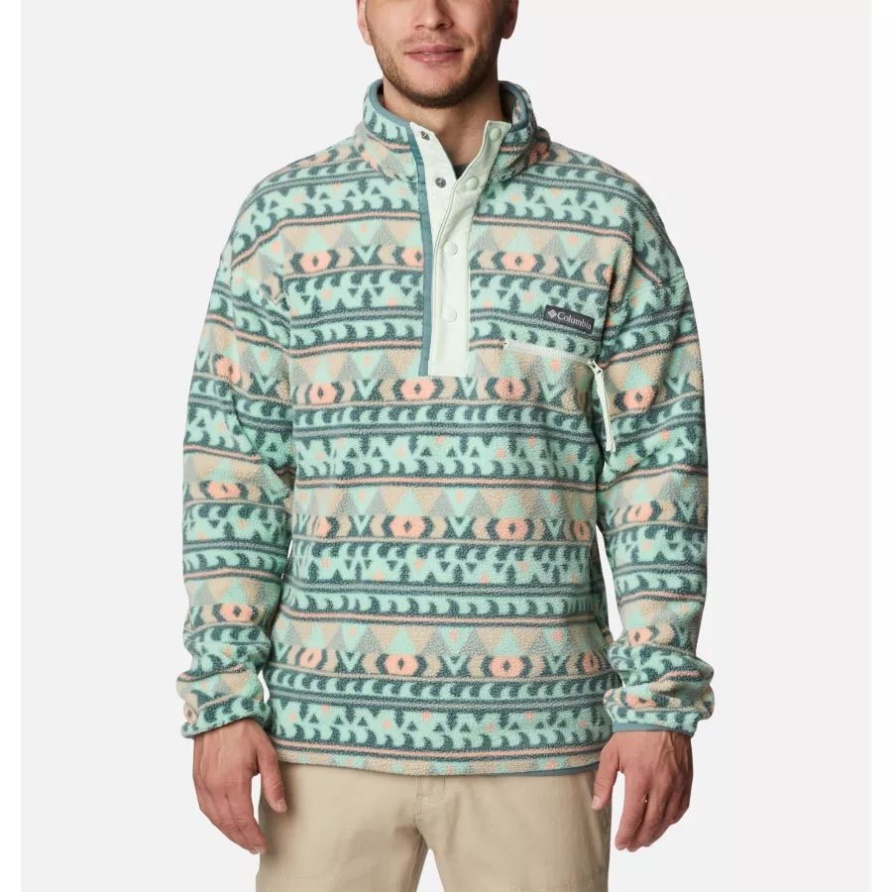 Herren Helvetia Half Snap Fleece Metall-campingdecke Columbia