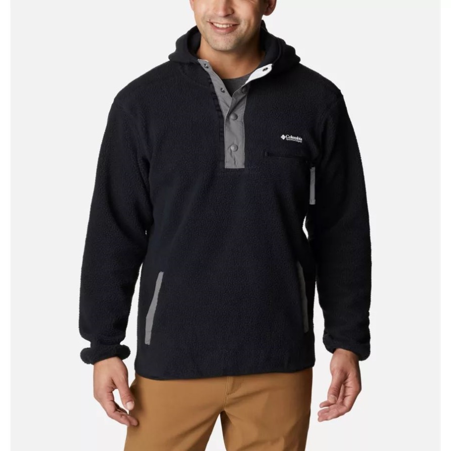 Herren Helvetia Hoodie Columbia Schwarz