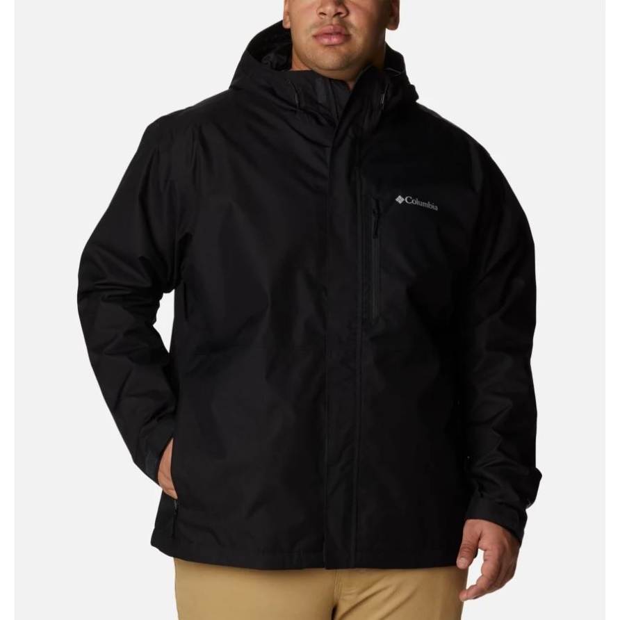 Herren Regenjacke Big Columbia Black