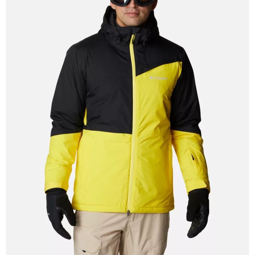 Wasserdichte Iceberg Point Skijacke Für Herren Laser Lemon/black Columbia