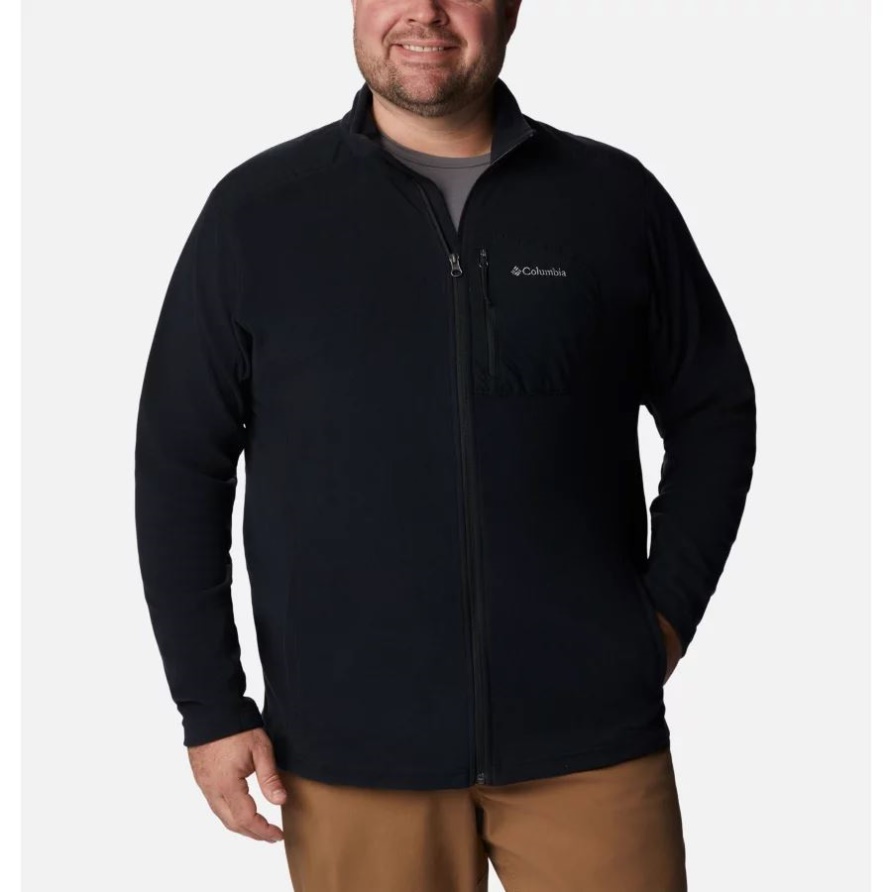 Herren-Fleecejacke Aus Dem Klamath-Sortiment In Erweiterter Größe Columbia Black