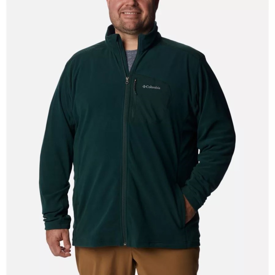 Herren-Fleecejacke Aus Der Klamath-Reihe In Erweiterter Größe, Spruce Columbia