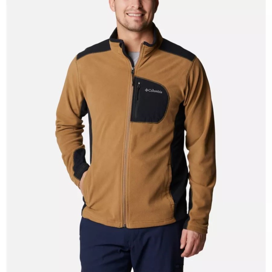 Herren-Fleecejacke Aus Der Klamath-Reihe Mit Durchgehendem Reißverschluss Delta/Black Columbia