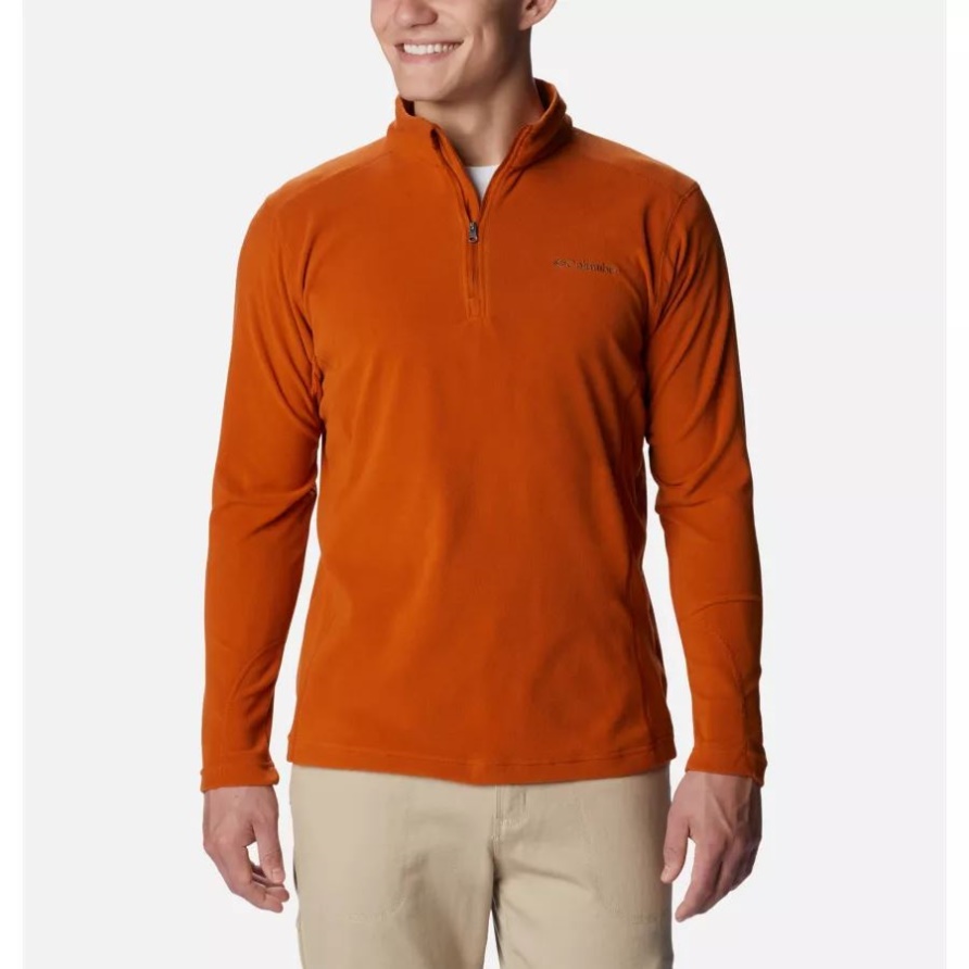 Herren Klamath Range II Fleecepullover Mit Halbem Reißverschluss Groß Columbia Warm Copper