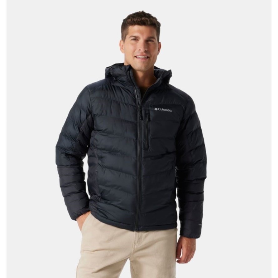 Herren Labyrinth Loop Omni-Heat Infinity Isolierte Kapuzenjacke Schwarz Columbia