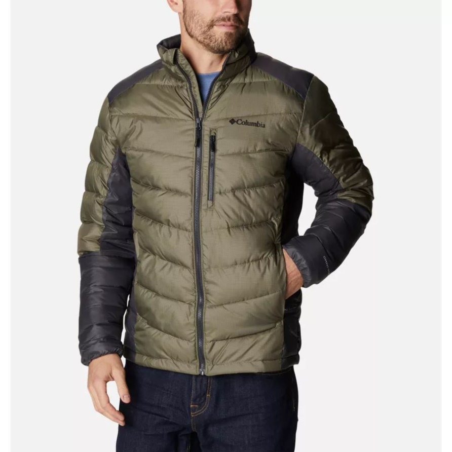 Labyrinth Loop Omni-heat Infinity Isolierte Jacke Für Herren Columbia Stone Green/shark