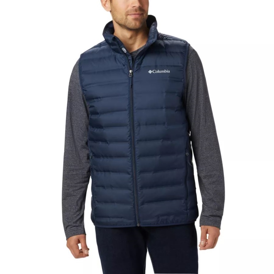 Lake 22 Daunenpufferweste Für Herren Collegiate Navy Columbia