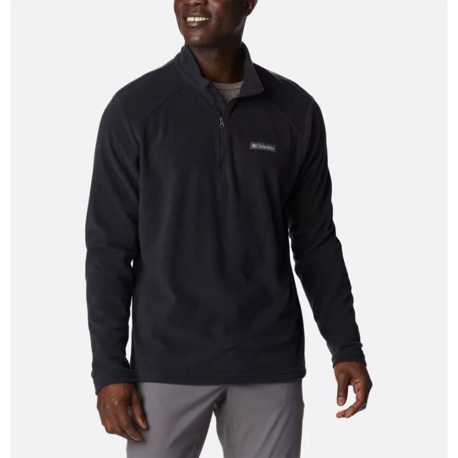 Lake Aloha Fleecepullover Mit Halbem Reißverschluss Für Herren Black Columbia