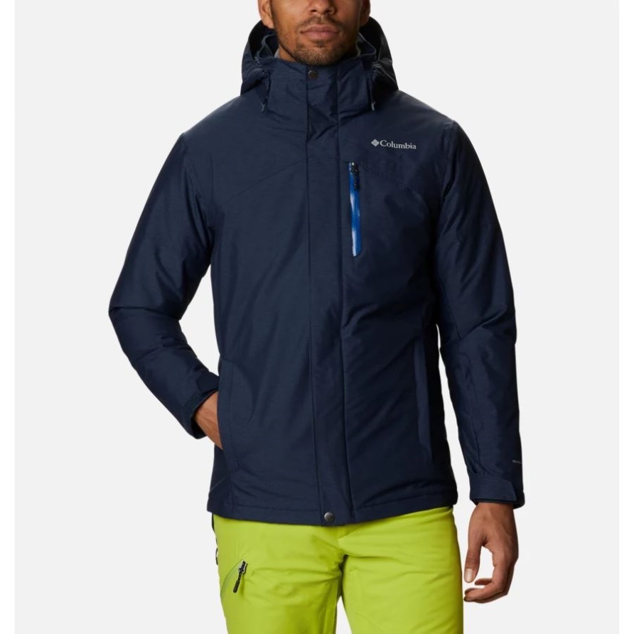 Lasttracks Isolierte Skijacke Für Herren Collegiate Navy Melange Columbia