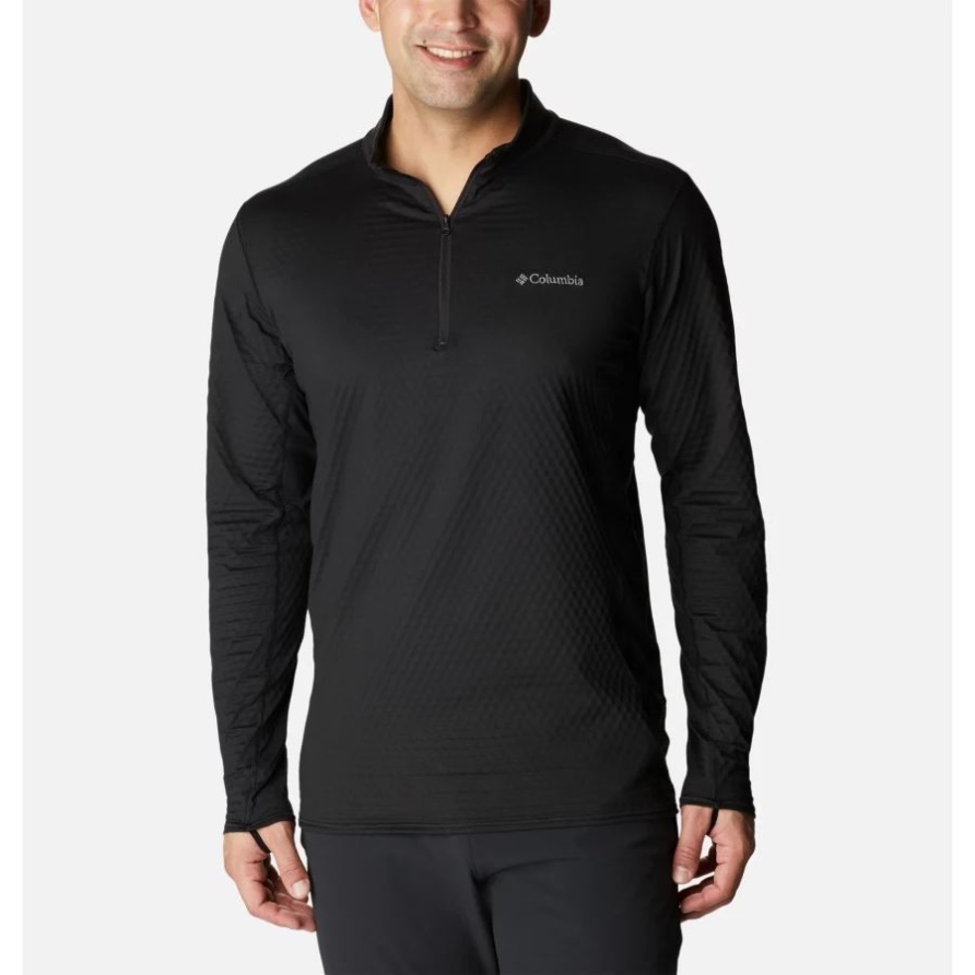 M Bliss Ascent Pullover Mit 1/4 Reißverschluss Für Herren Columbia Schwarz